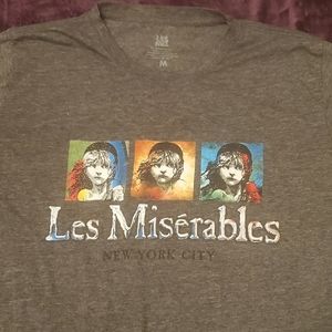 Les miserables NYC Broadway show t-shirt M